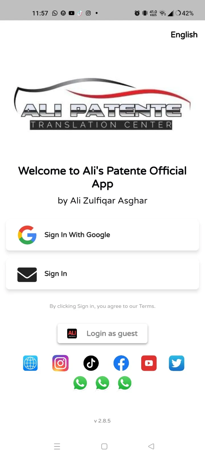 Ali Patente screenshot